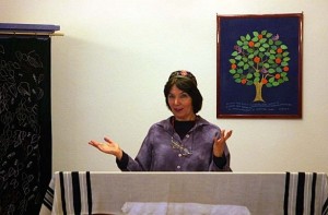 Kelemen Katalin a Szim Salom rabbija