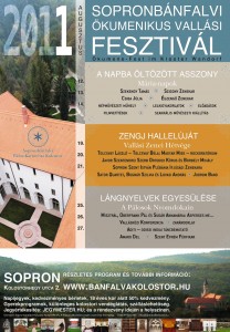 Sopronbánfalva vallásközi konferencia plakát